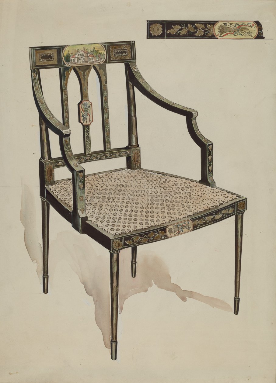Szék, c. 1936. alkotó: Lillian Causey