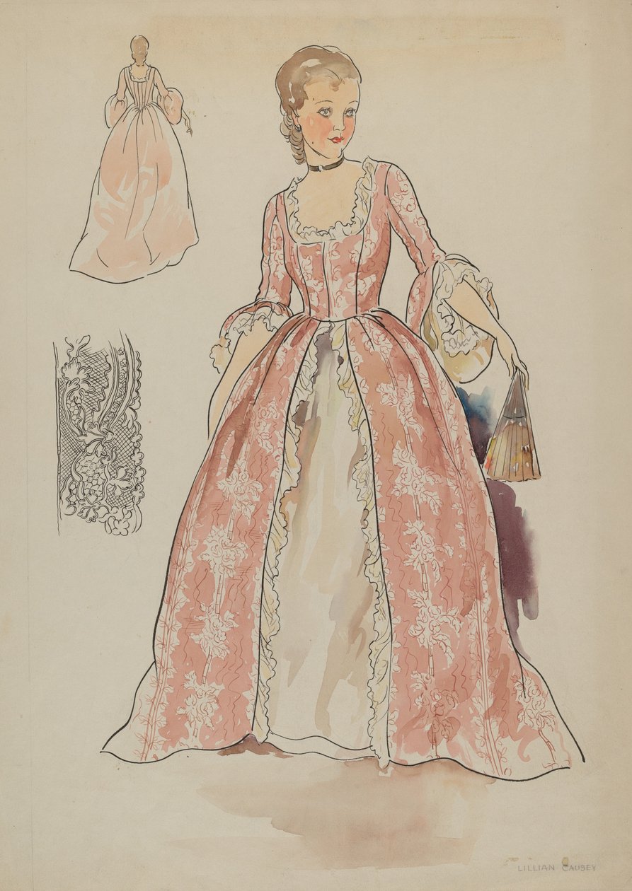 ruha, c. 1936. alkotó: Lillian Causey