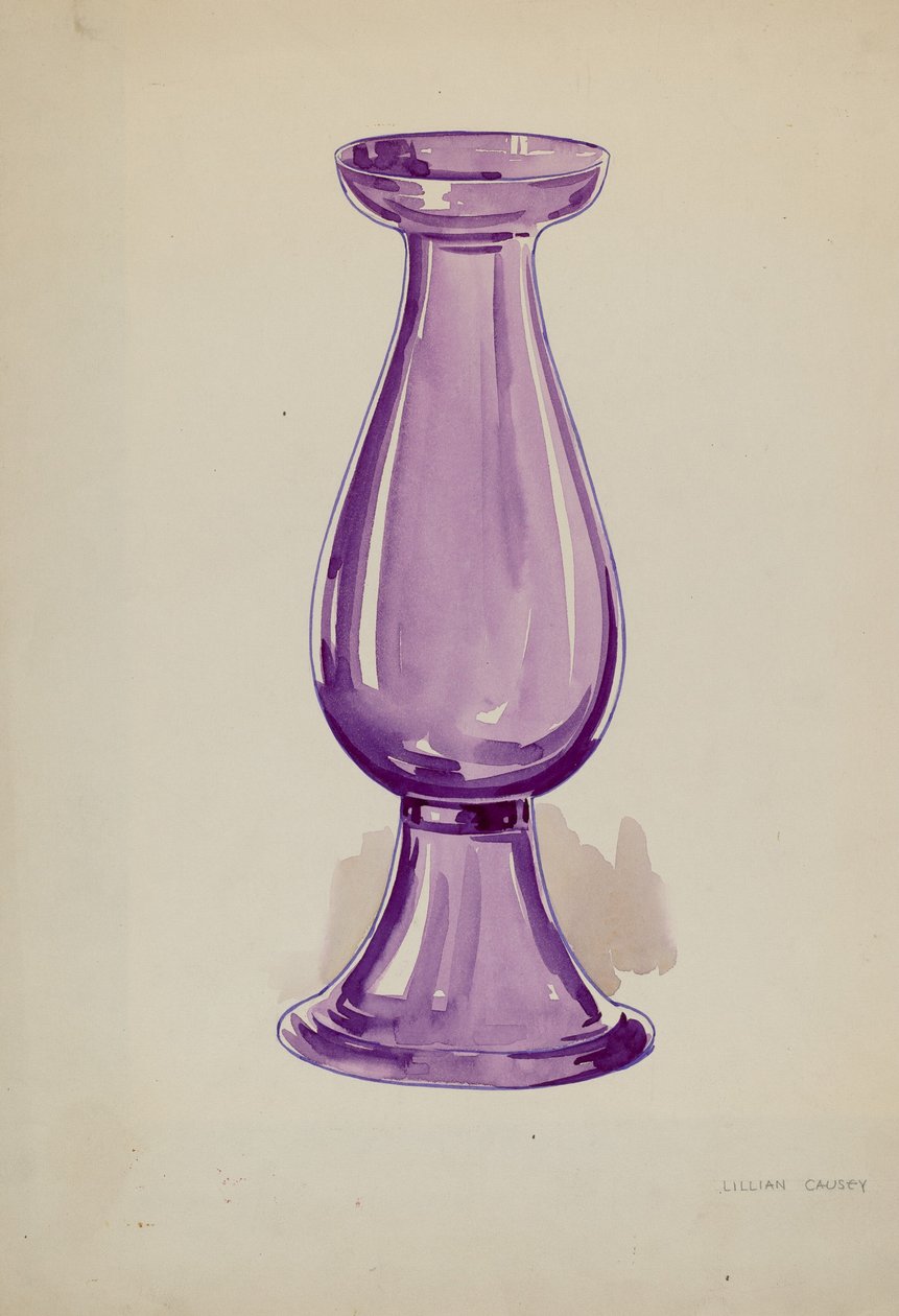 Váza, c. 1936. alkotó: Lillian Causey