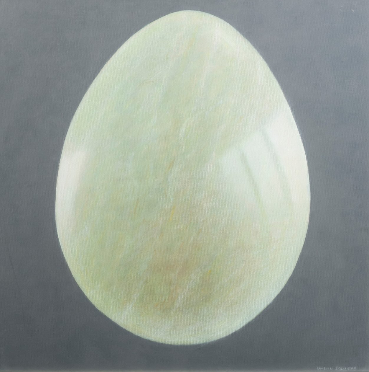 Jade Egg, 2012 (akril, vászon) alkotó: Lincoln Seligman