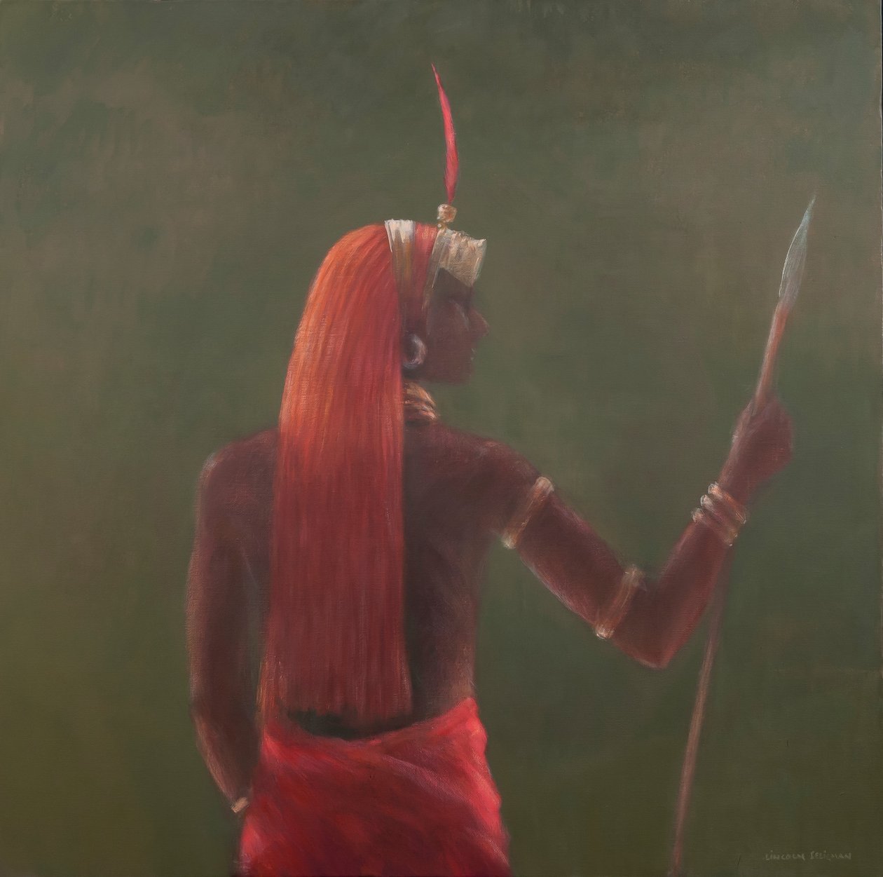 Samburu, 2012 (akril, vászon) alkotó: Lincoln Seligman