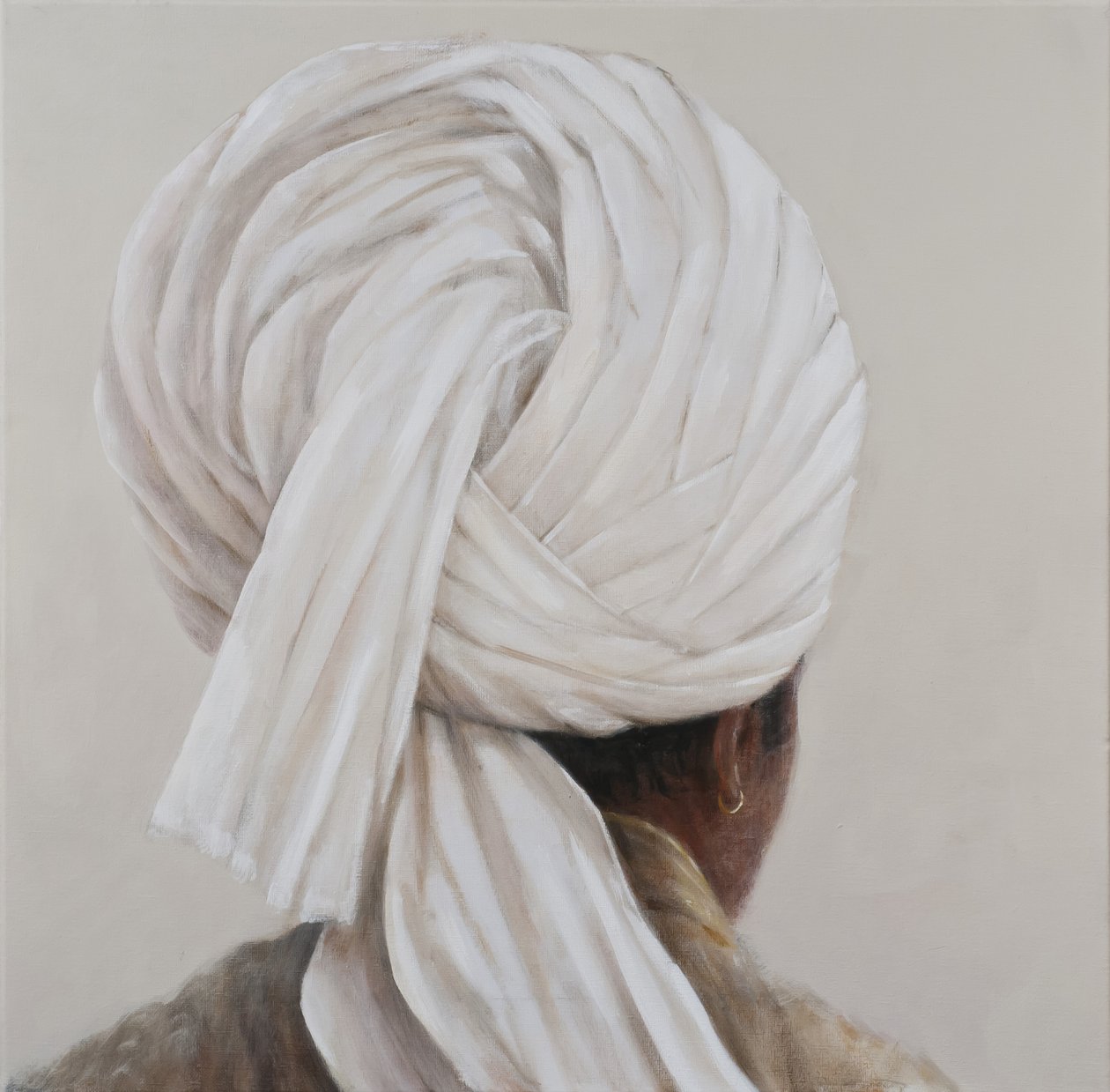 Fehér turbán, 2014 alkotó: Lincoln Seligman