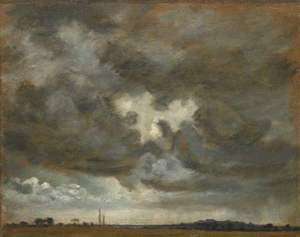 Felhőtanulmány, 1850 körül alkotó: Lionel Constable