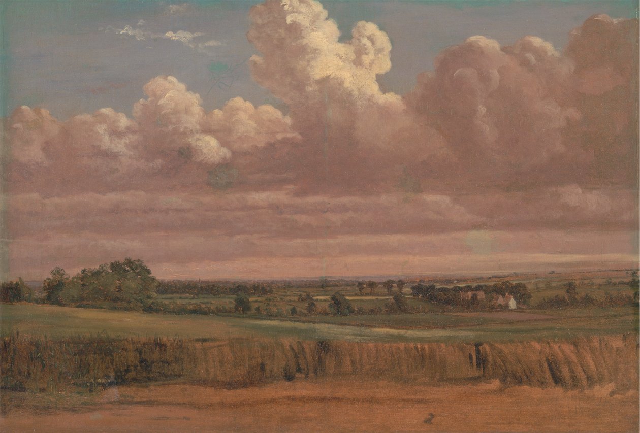 Táj búzamezővel alkotó: Lionel Constable