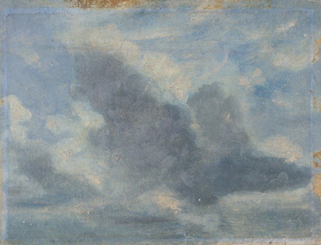 Sky Study, kb. 1850. alkotó: Lionel Constable