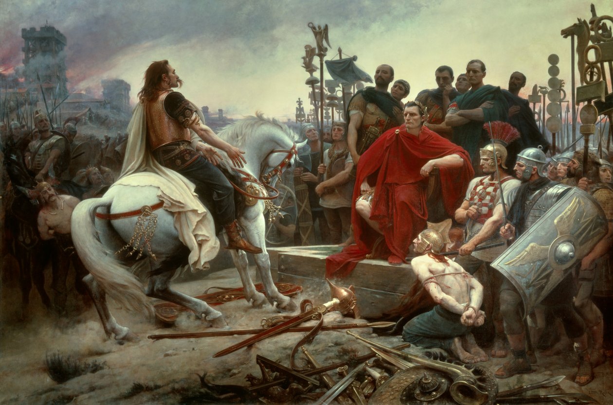 Vercingetorix Cesarhoz megy alkotó: Lionel Noel Royer