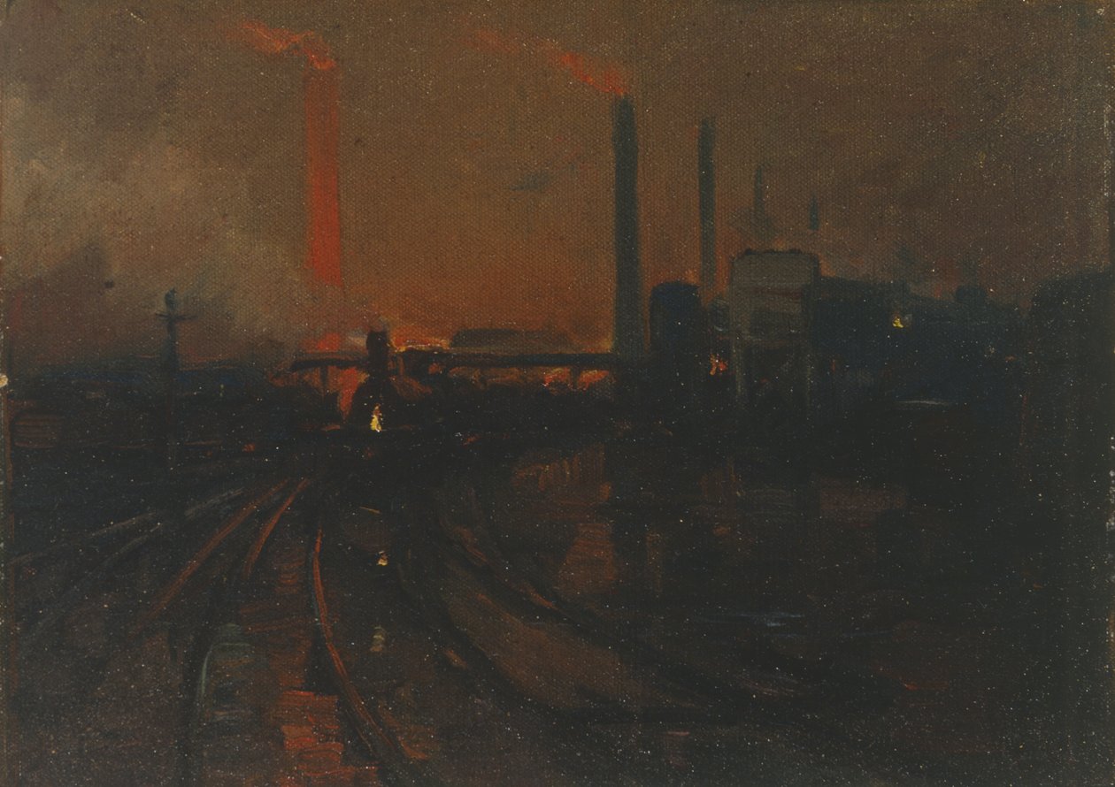 Acélművek, Cardiff, éjszaka alkotó: Lionel Walden