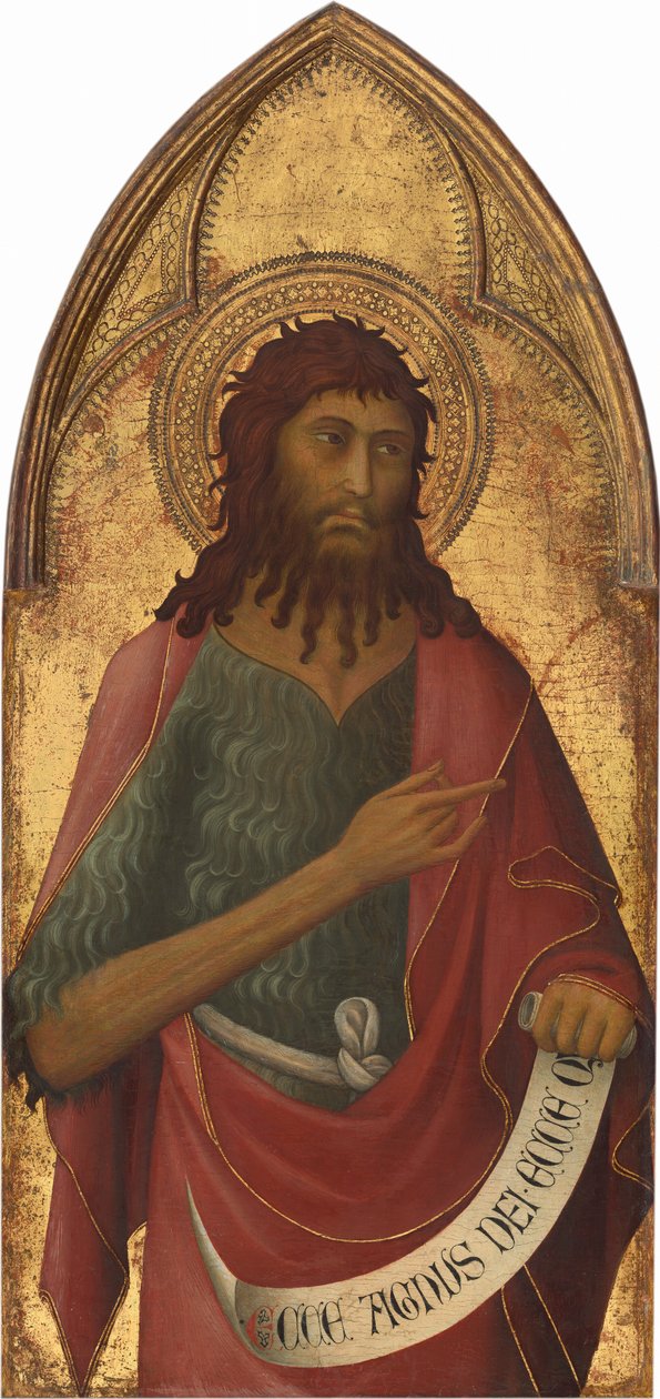 Keresztelő Szent János, valószínűleg c. 1325. alkotó: Lippo Memmi