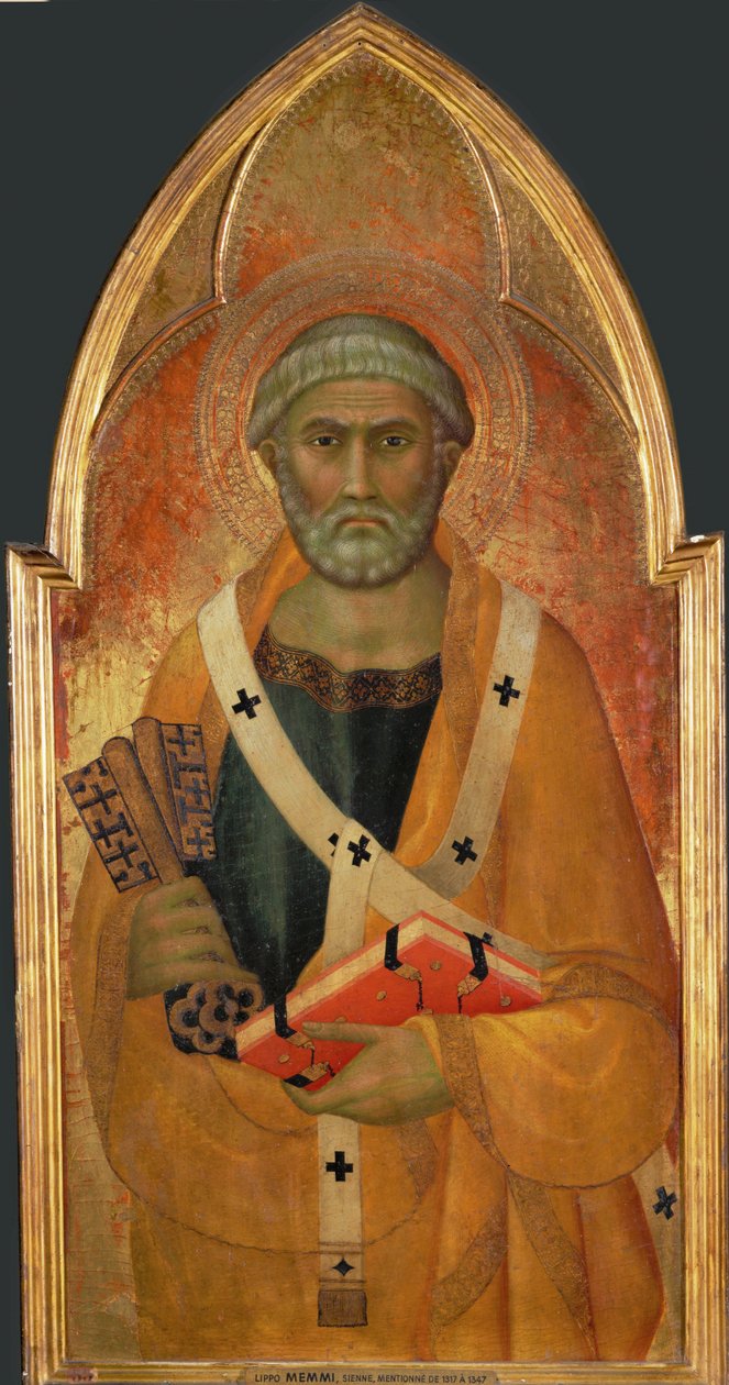 Szent Péter ... alkotó: Lippo Memmi