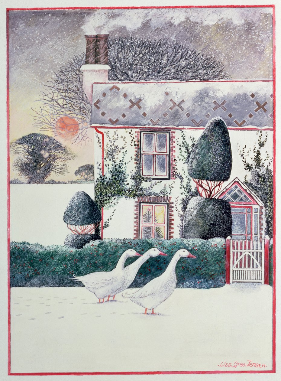 Karácsonyi kunyhó, 1985, alkotó: Lisa Graa Jensen
