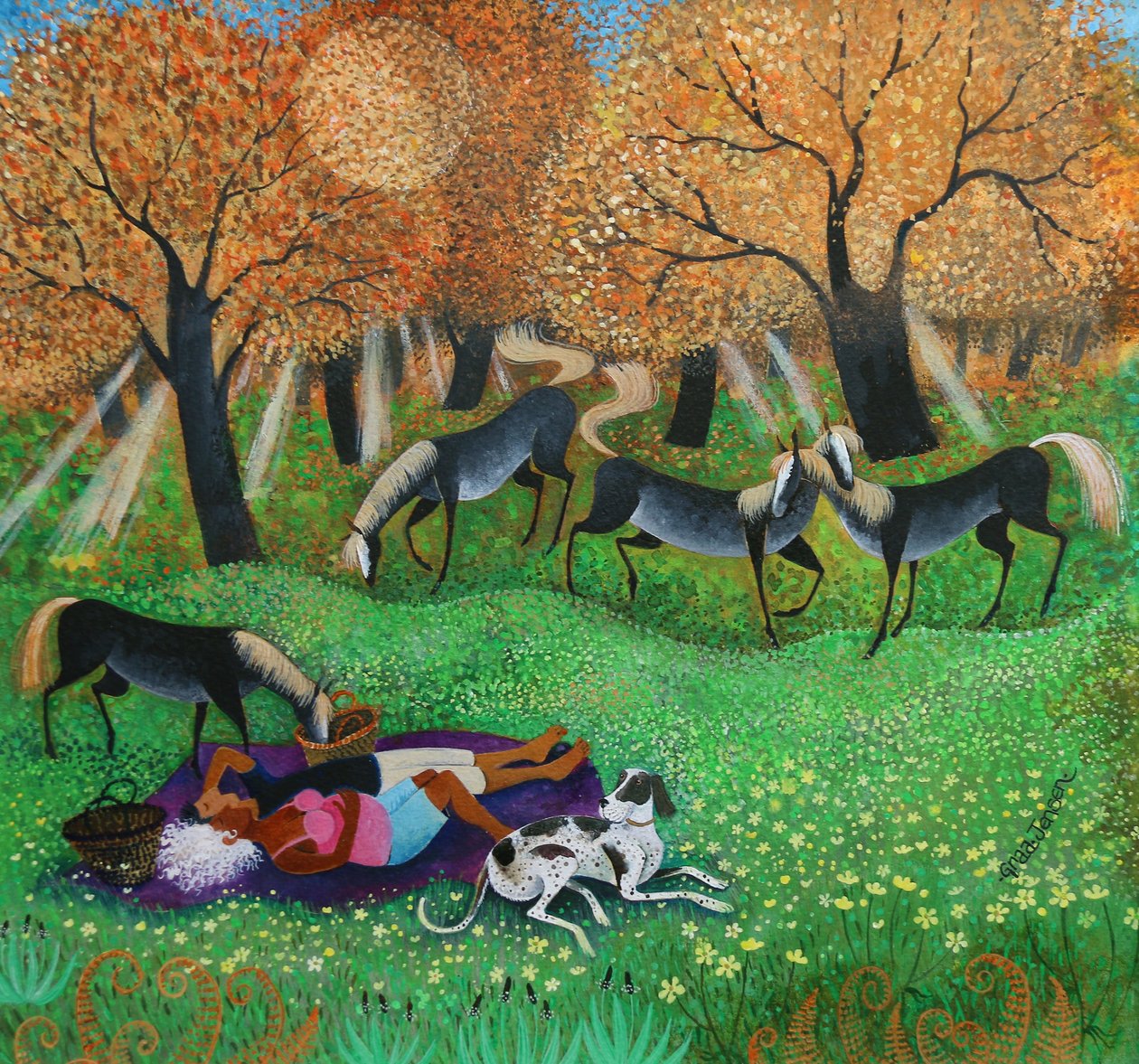 Nyár utolsó sugarai, 2019 alkotó: Lisa Graa Jensen