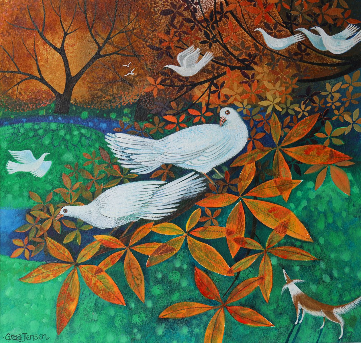 Fehér galambok, 2016 alkotó: Lisa Graa Jensen