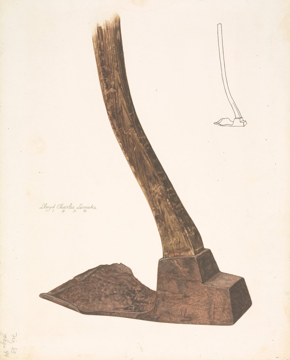 Adze, 1938. alkotó: Lloyd Charles Lemcke