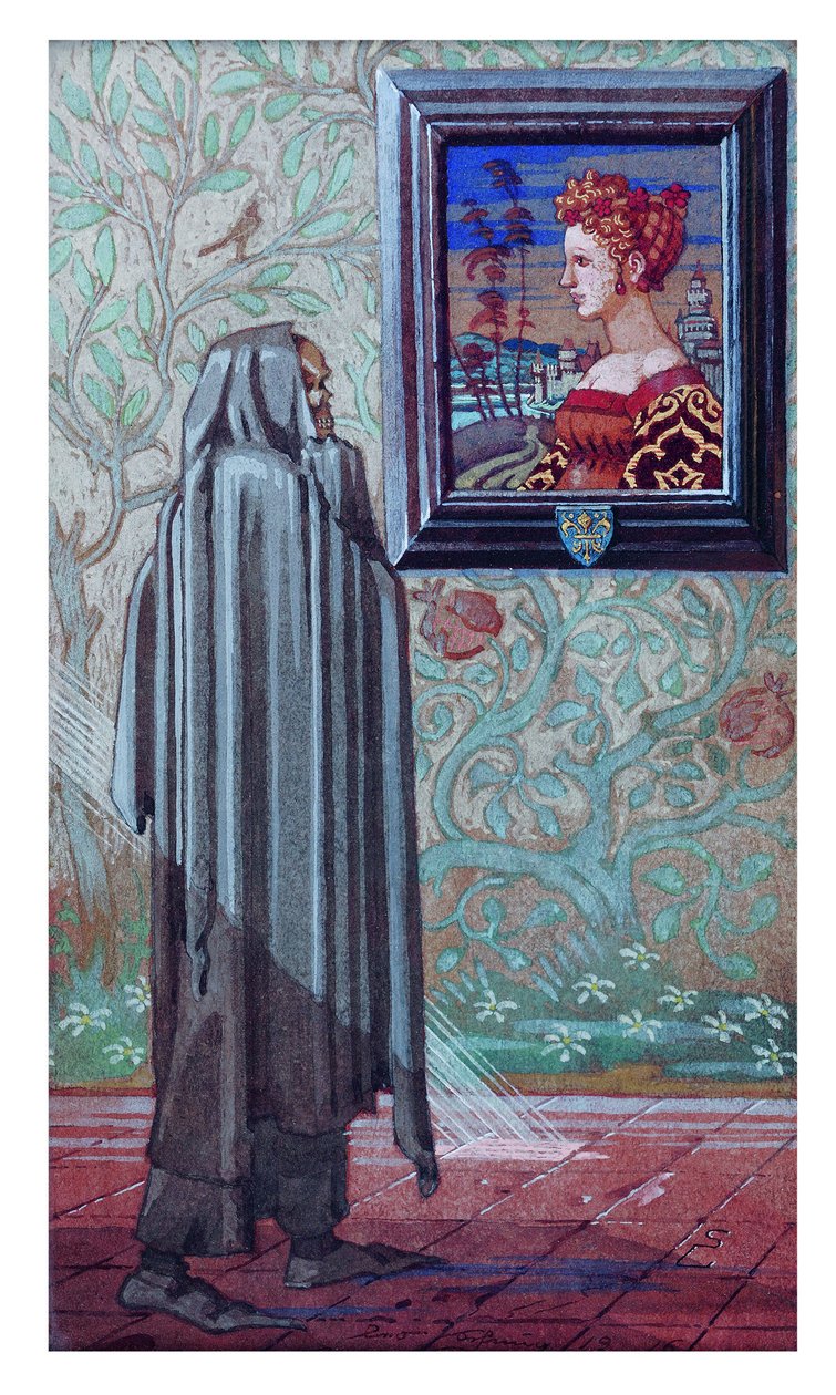 A lány és a halál, 1916. alkotó: Léo Schnug