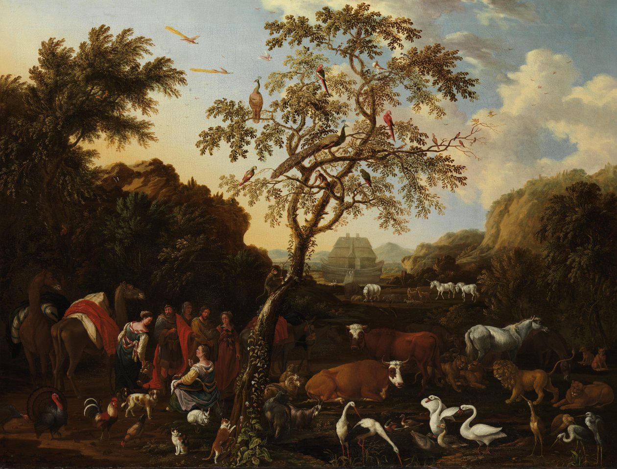 A bárka, kb. 1700. alkotó: Lodewyk Tieling