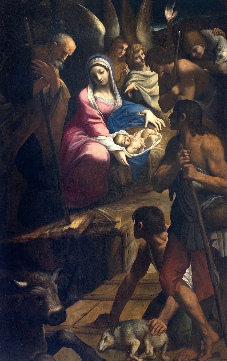 A Pásztorok imádata alkotó: Lodovico Carracci