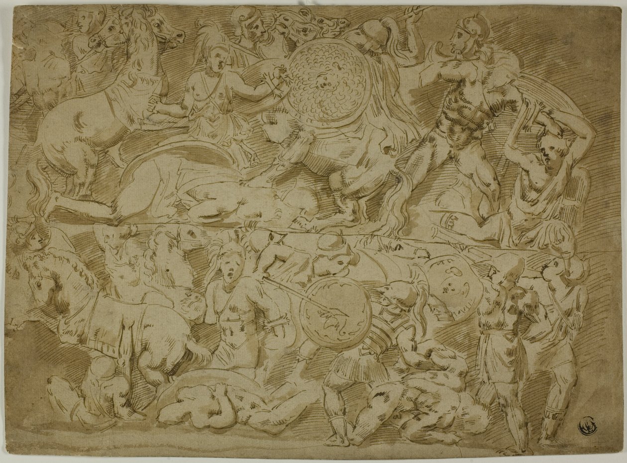 Amazonok csatája alkotó: Lodovico Carracci