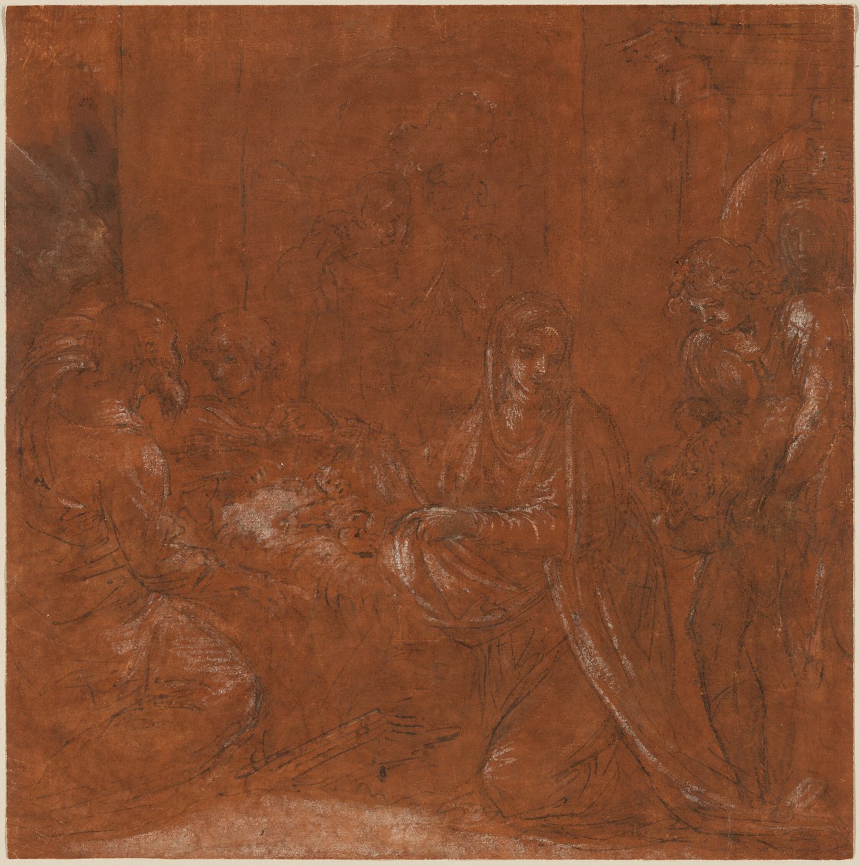 A pásztorok imádása alkotó: Lodovico Carracci