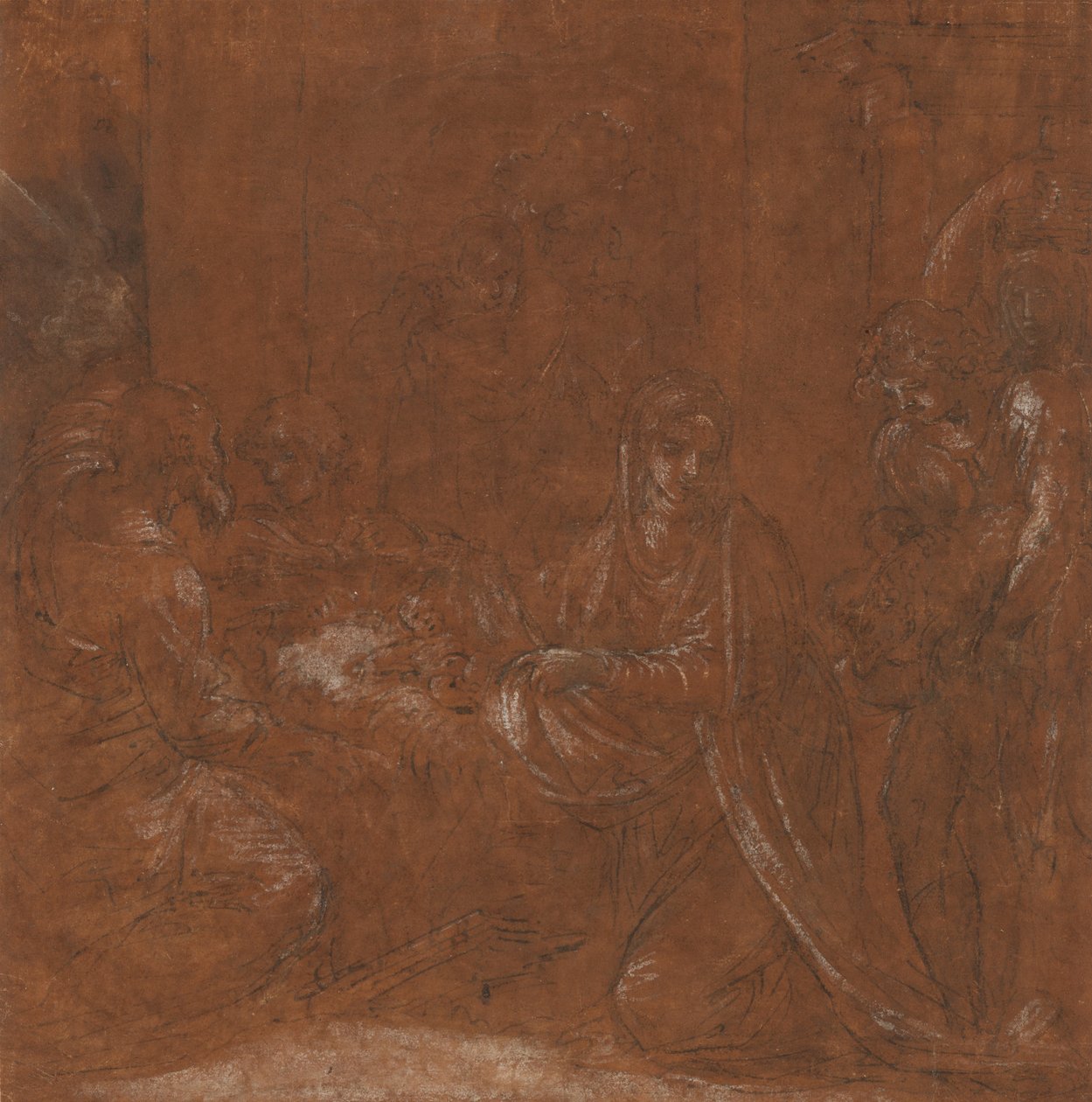 A Pásztorok imádása, 1611-12 alkotó: Lodovico Carracci