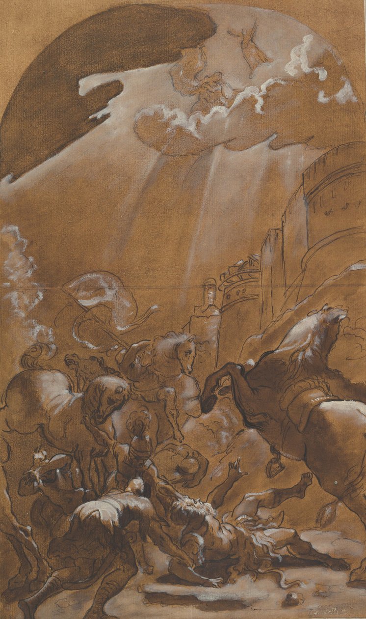 Szent Pál megtérése, kb. 1587-89. alkotó: Lodovico Carracci