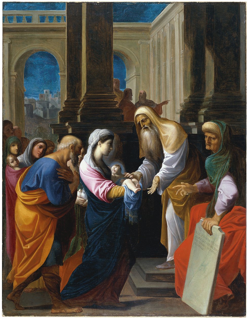 Bemutató a templomban alkotó: Lodovico Carracci