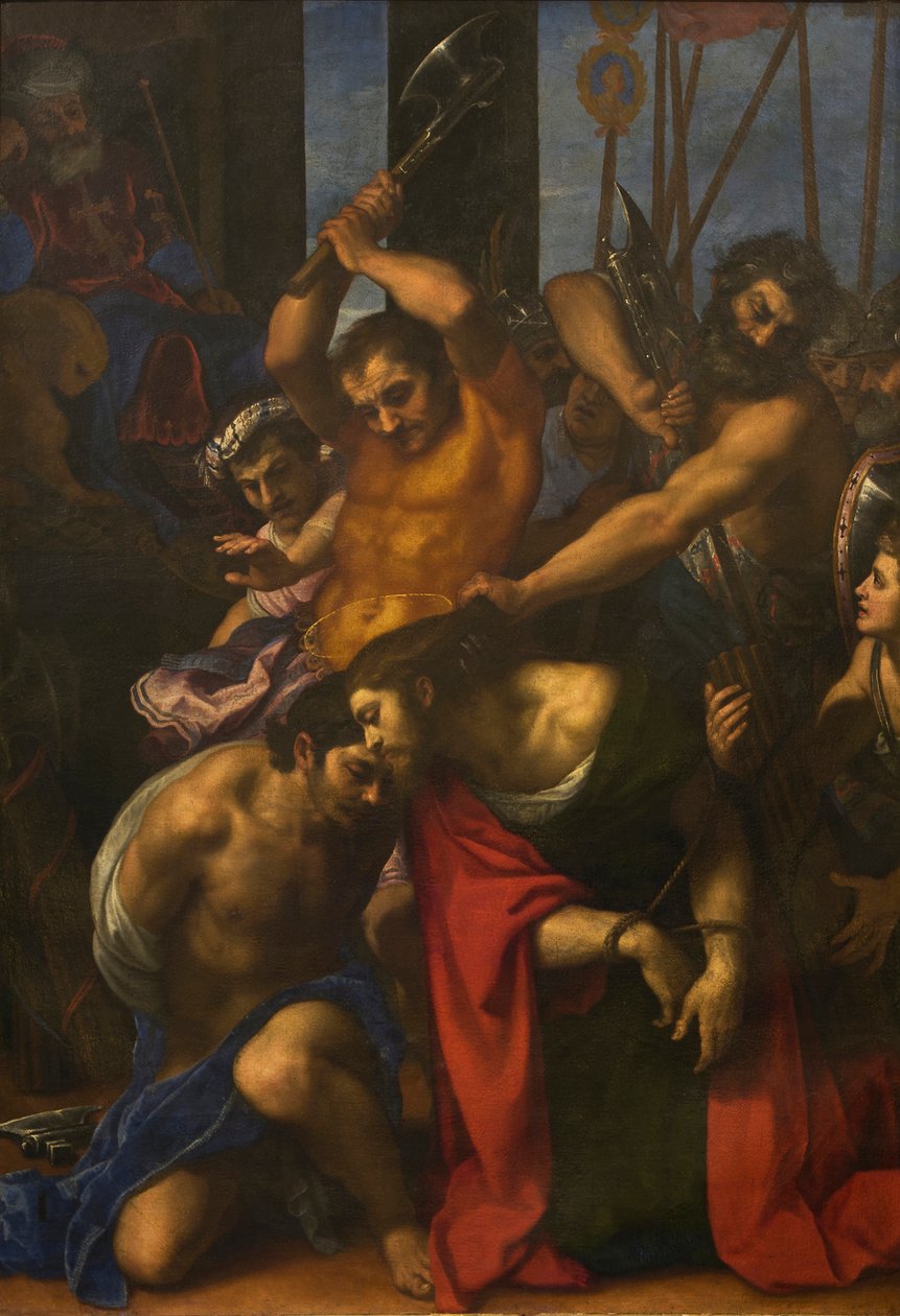 Szent Jakab és Jósiás vértanúhalála, 1605. alkotó: Lodovico Cigoli
