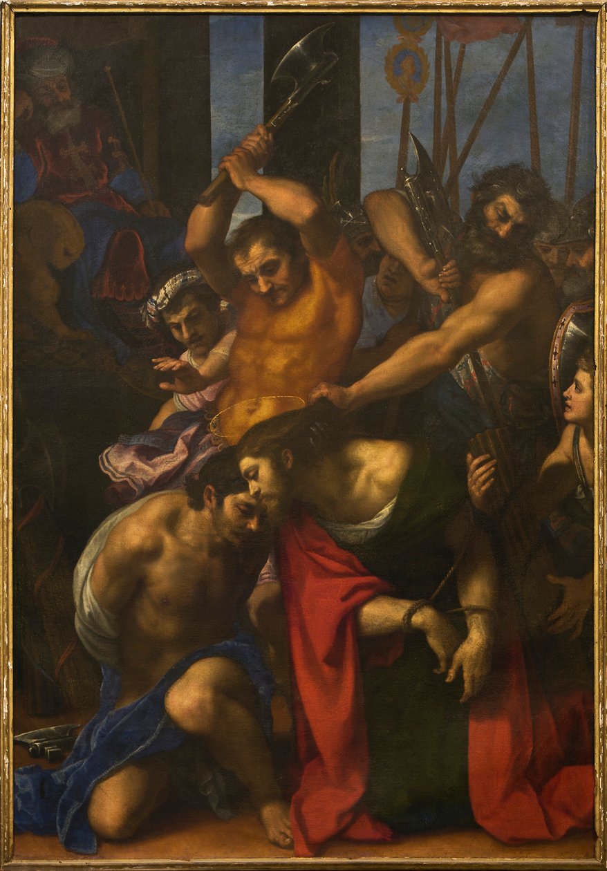 Szent Jakab és Jósiás vértanúhalála, 1605. alkotó: Lodovico Cigoli