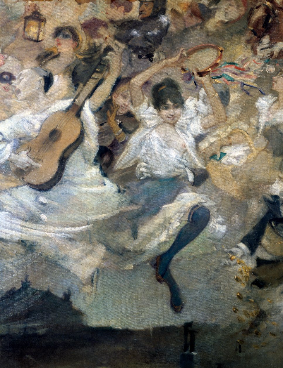 "Parce Domine", részlet, c1884.. alkotó: Léon Adolphe Willette