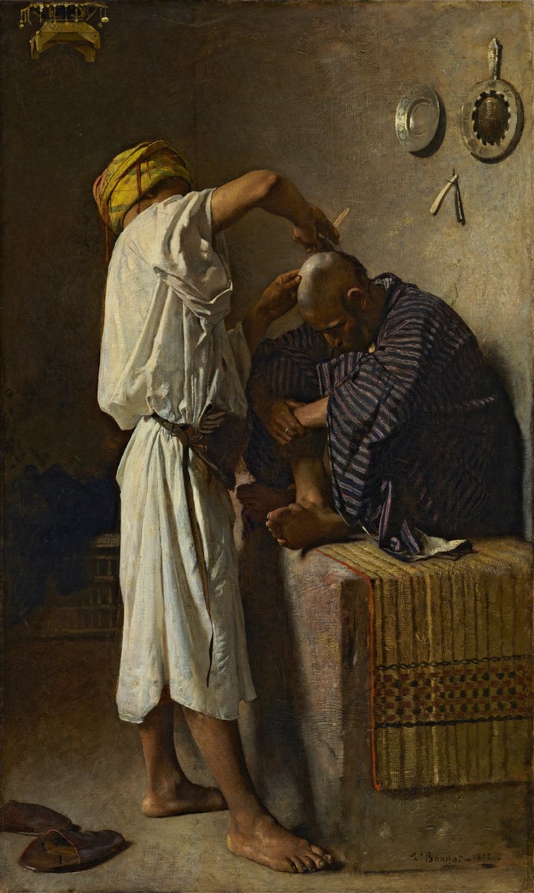 Egy keleti fodrászat alkotó: Léon Bonnat