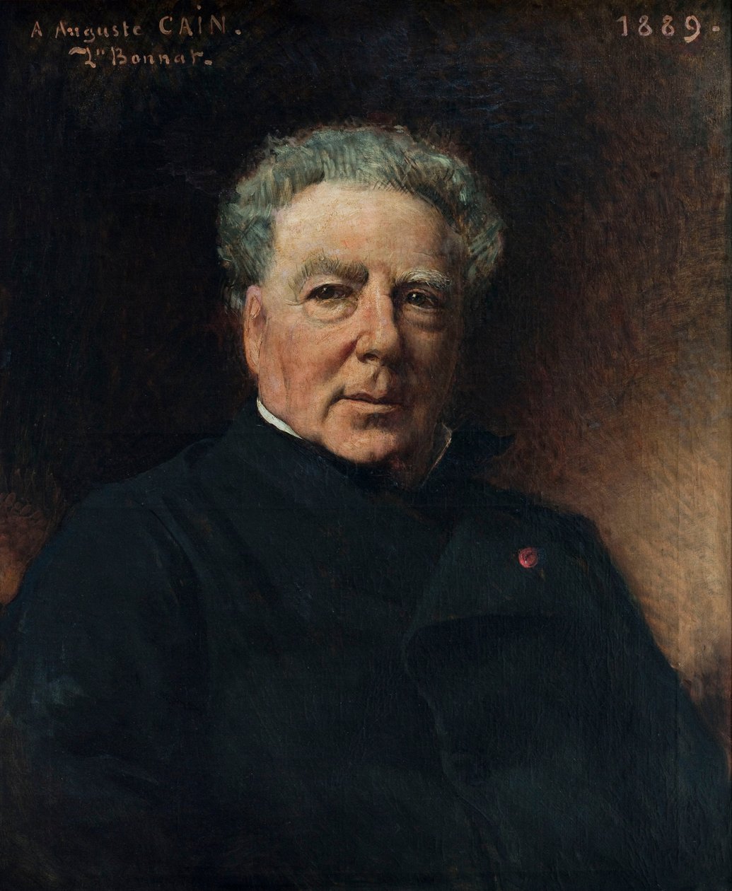 Auguste-Nicolas Cain portréja 1821-1894, 1889. alkotó: Léon Bonnat
