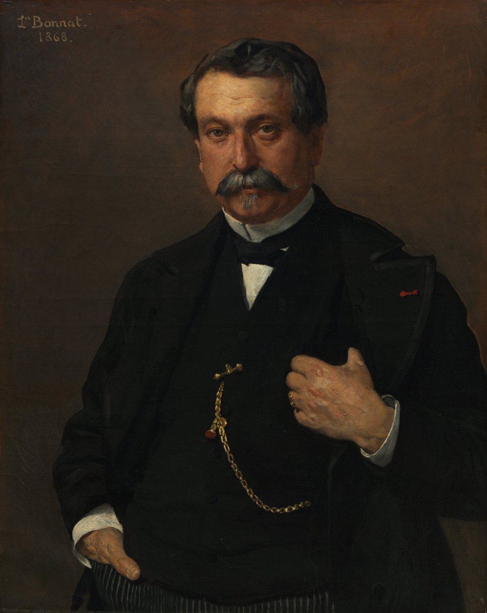 Egy férfi portréja alkotó: Léon Bonnat
