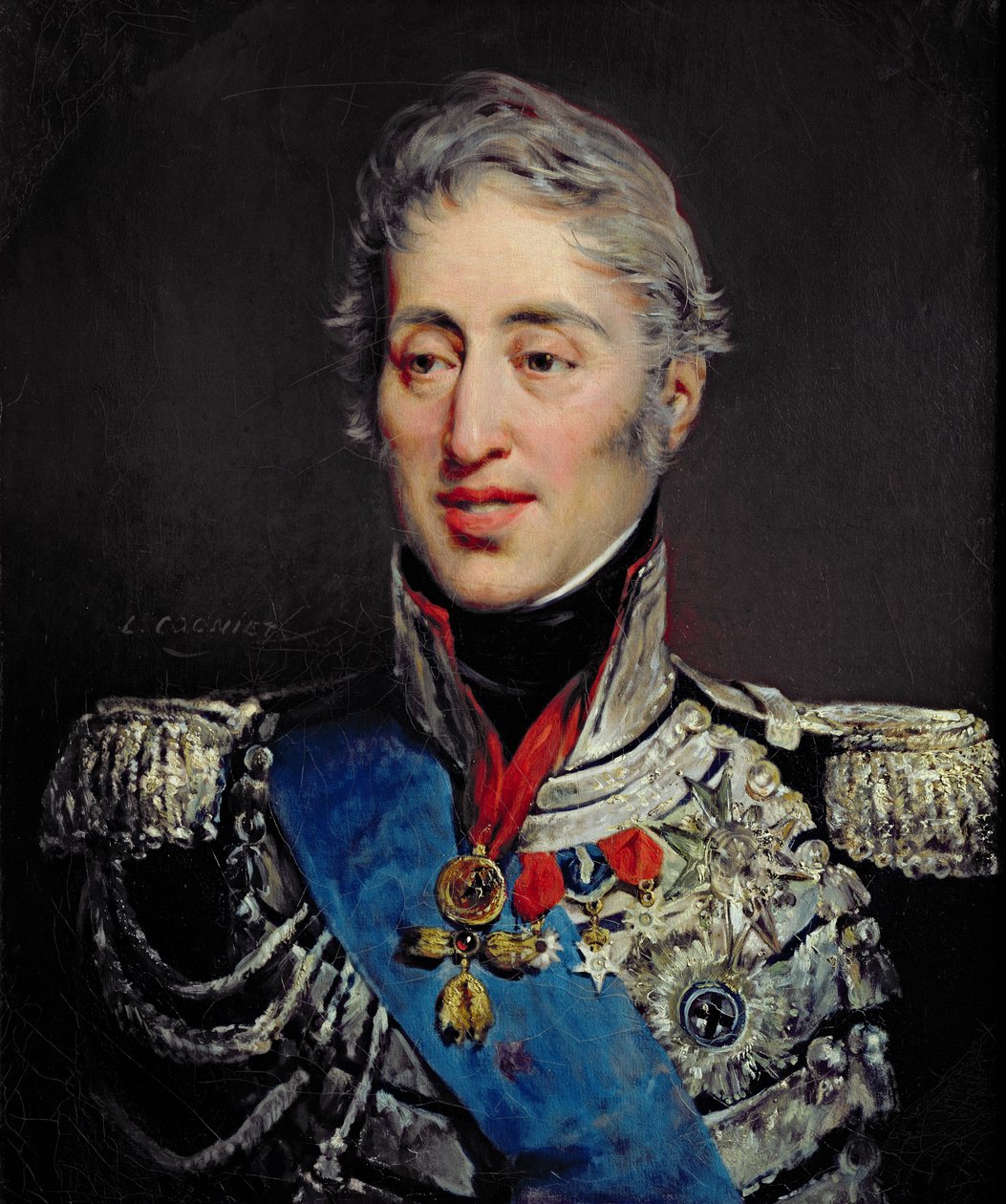 X. Károly (1757-1836) portréja 1824-30 körül alkotó: Léon Cogniet
