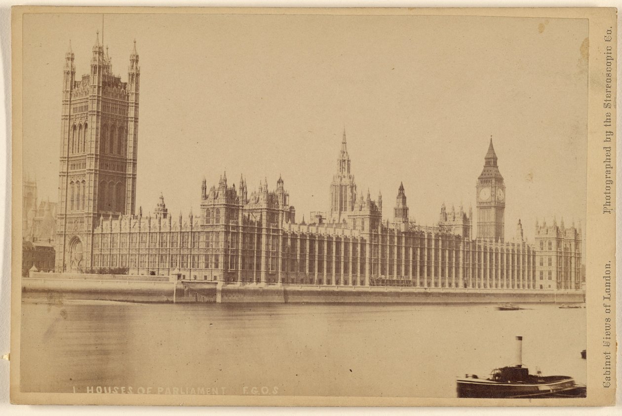 Parlamenti házak. alkotó: London Stereoscopic and Photographic Company