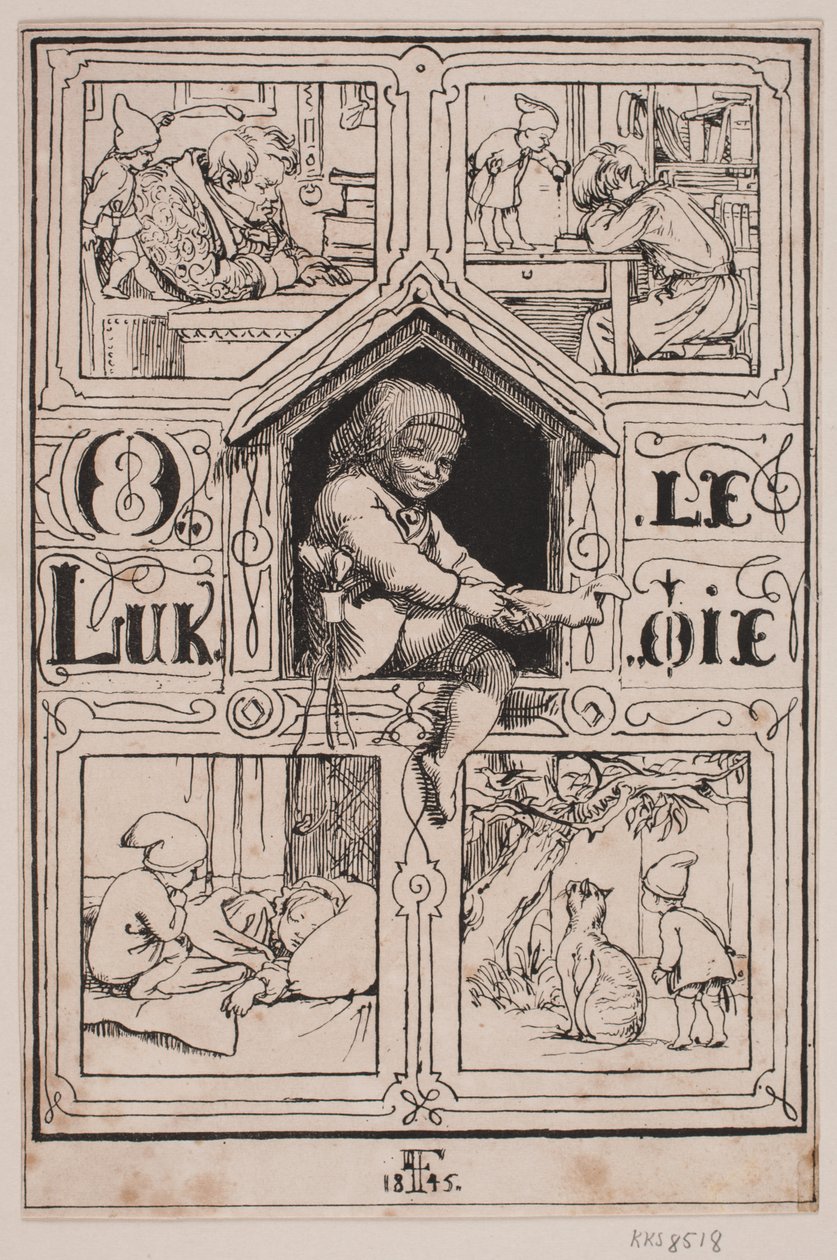 Ole Lukøye alkotó: Lorenz Frølich