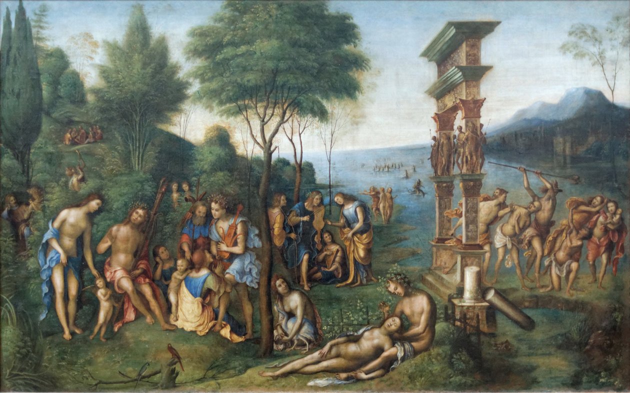 Comus uralkodása alkotó: Lorenzo Costa