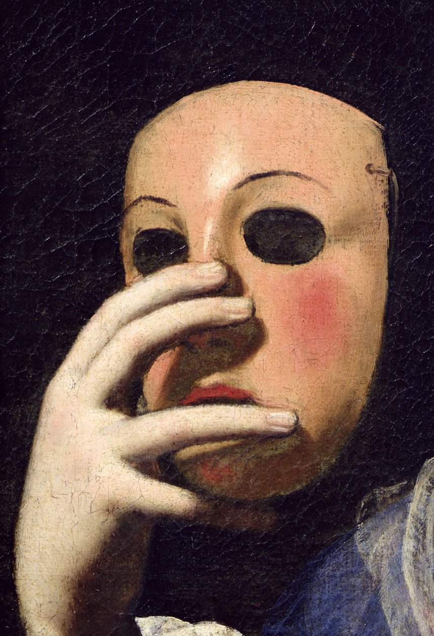 Maszkos nő (154158 részlet) alkotó: Lorenzo Lippi