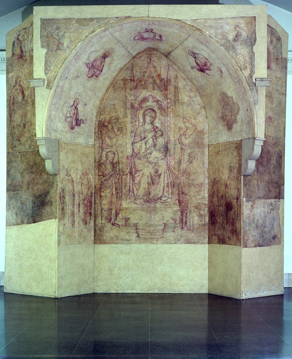 A Madonna tabernákulum alkotó: Lorenzo di Bicci
