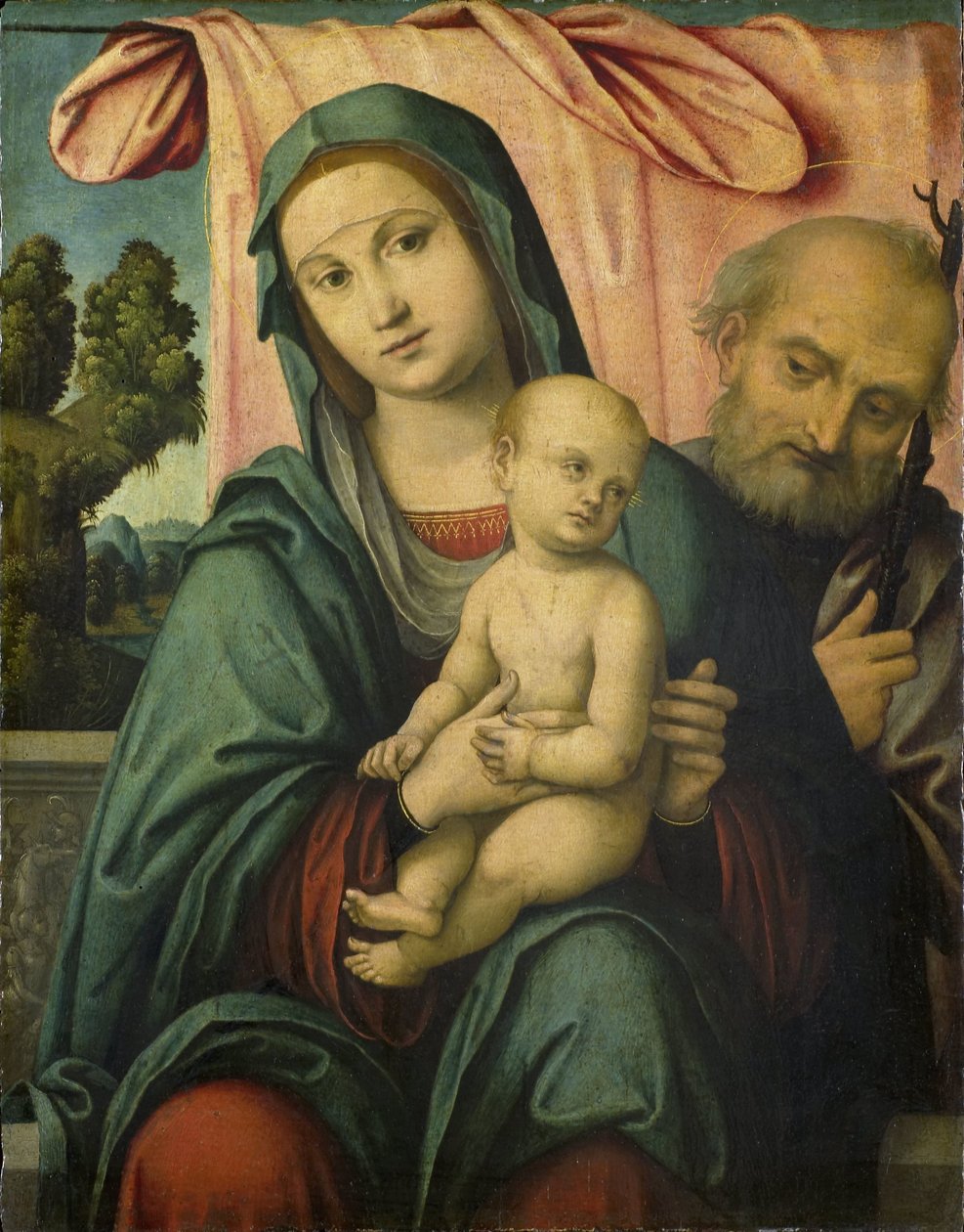 A Szent Család alkotó: Lorenzo Costa (attributed to)