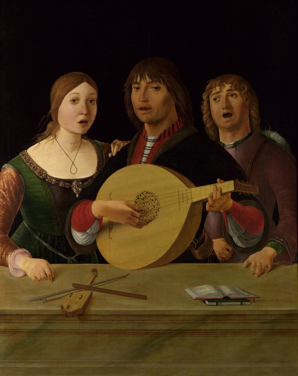 Egy koncert, c. 1490 alkotó: Lorenzo Costa