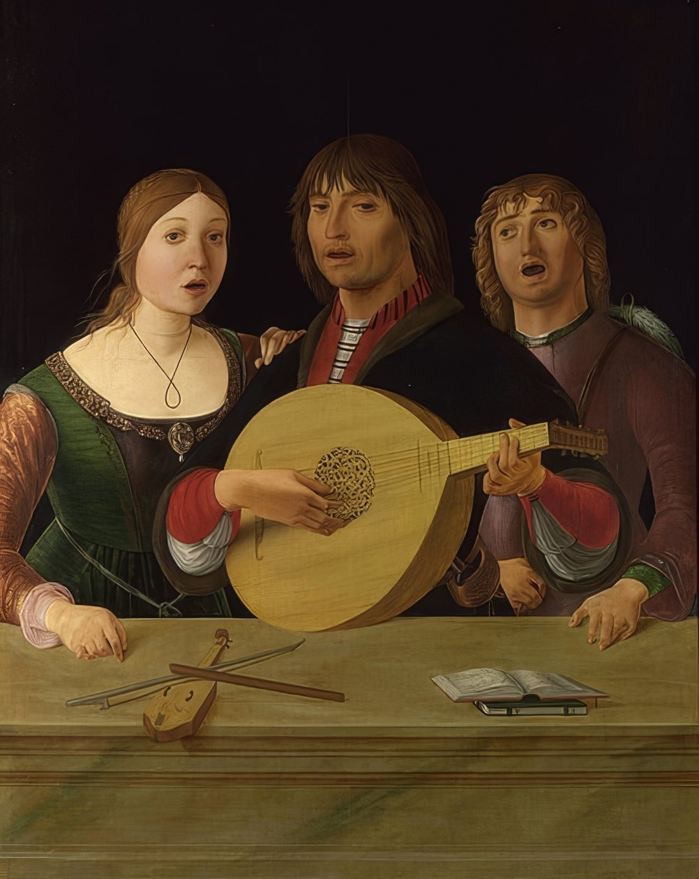 Koncert. 1485-95 körül alkotó: Lorenzo Costa