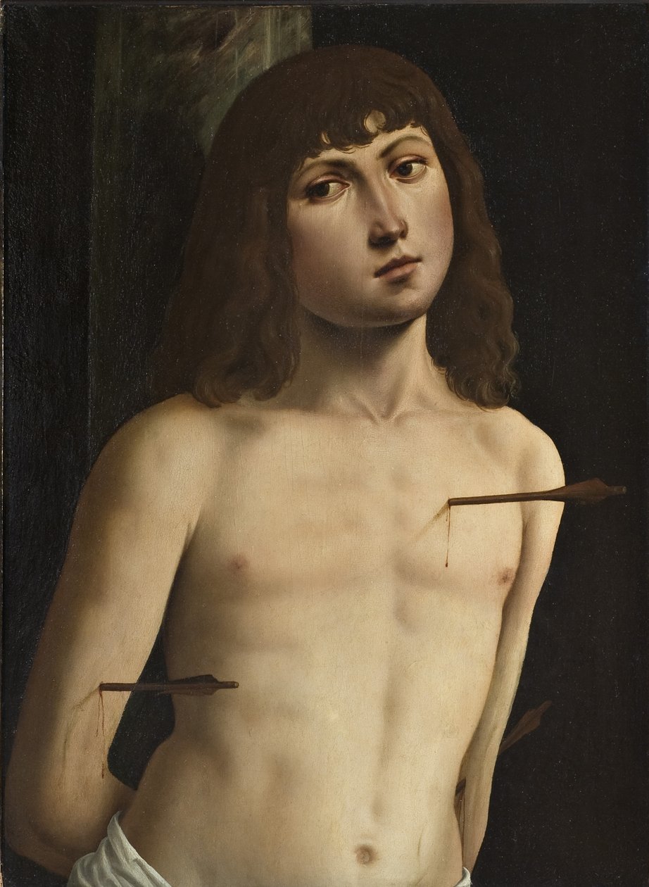 Szent Sebestyén alkotó: Lorenzo Costa
