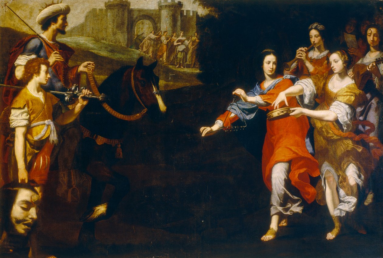 Dávid diadala alkotó: Lorenzo Lippi