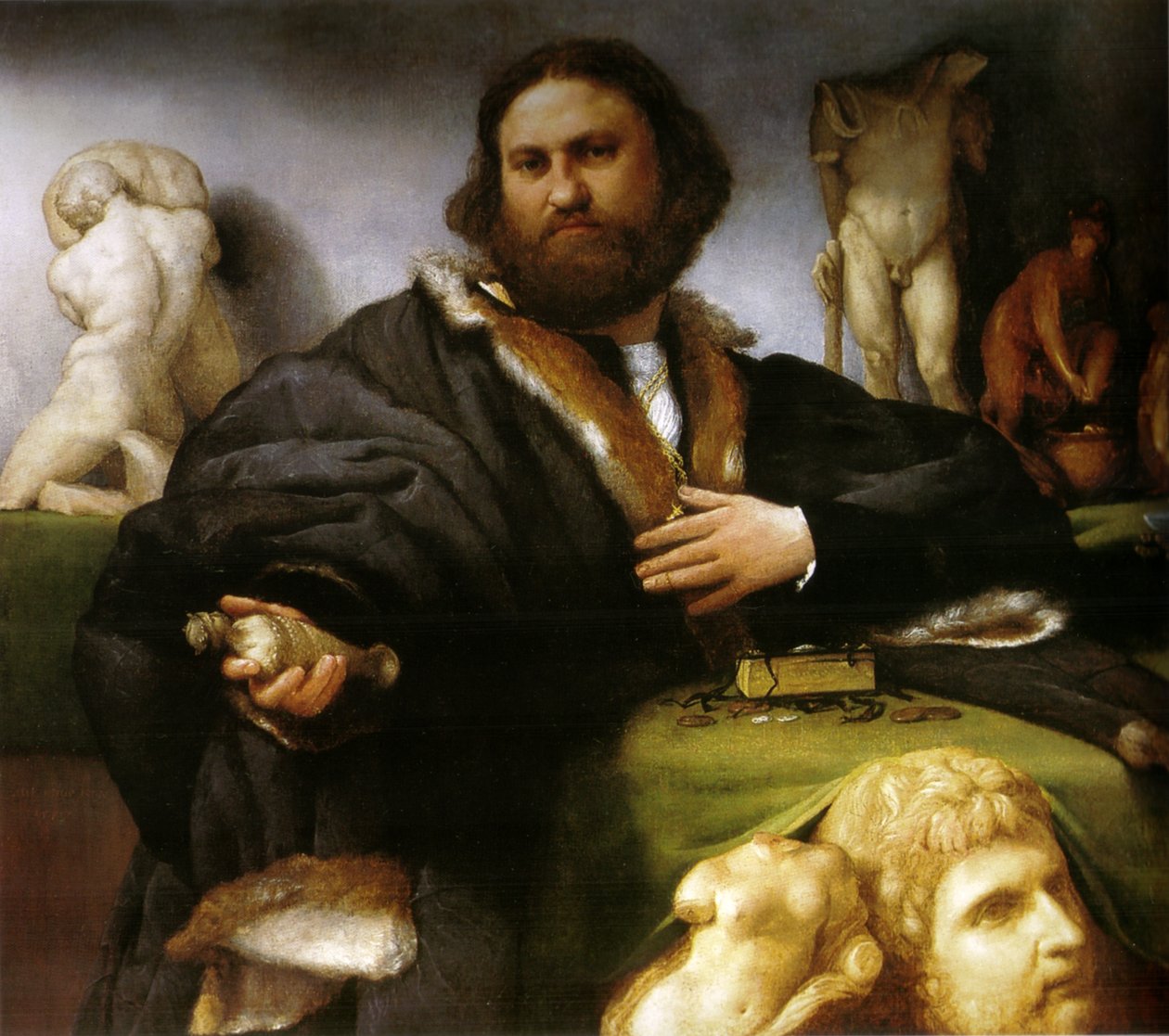 Andrea Odoni (1488-1545) alkotó: Lorenzo Lotto