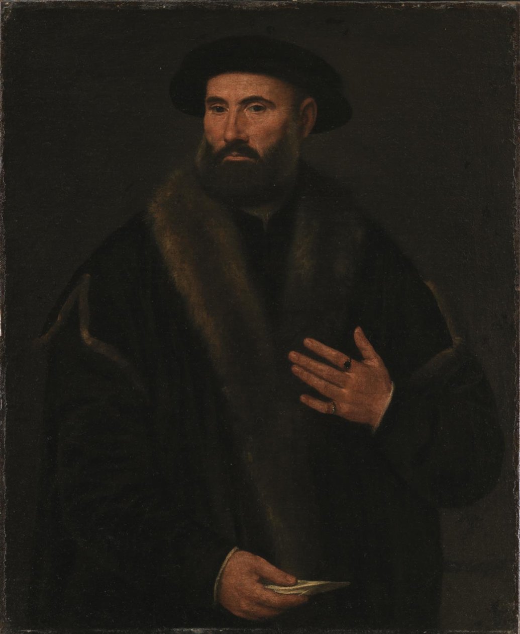 Egy férfi portréja alkotó: Lorenzo Lotto