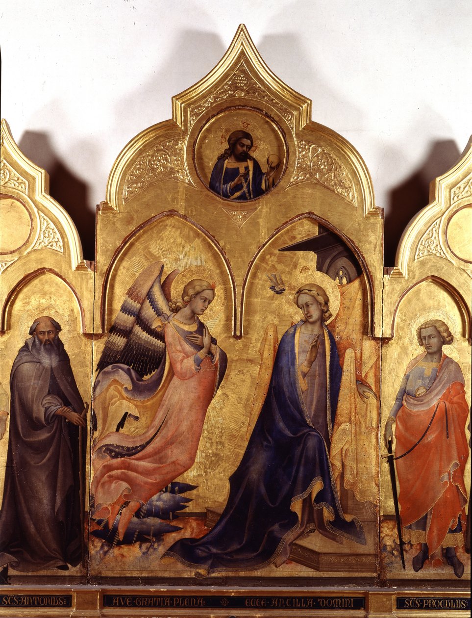 Az Angyali üdvözlet. alkotó: Lorenzo Monaco