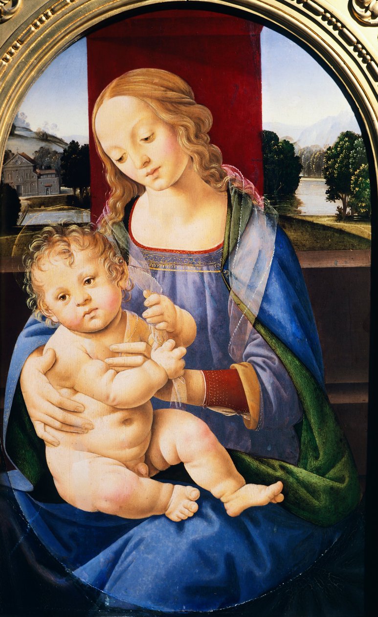 Szűz és gyermek (festmény) alkotó: Lorenzo di Credi