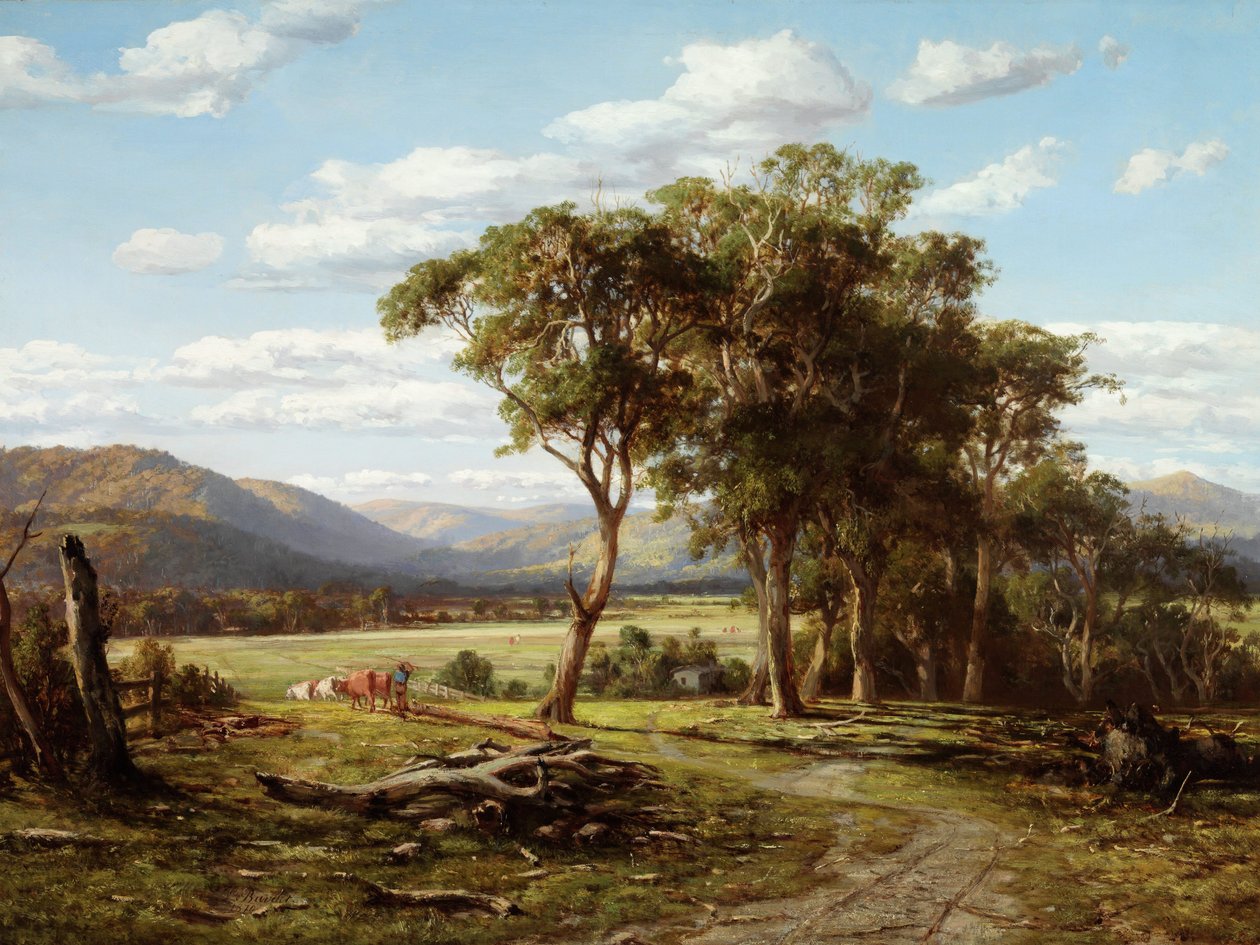 Lilydale -ben alkotó: Louis Buvelot