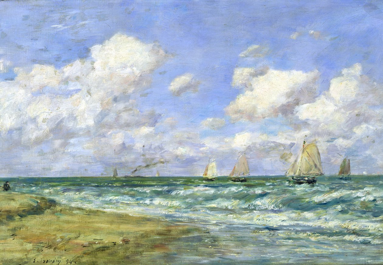 Tengeri jelenet, 1894 alkotó: Eugene Louis Boudin