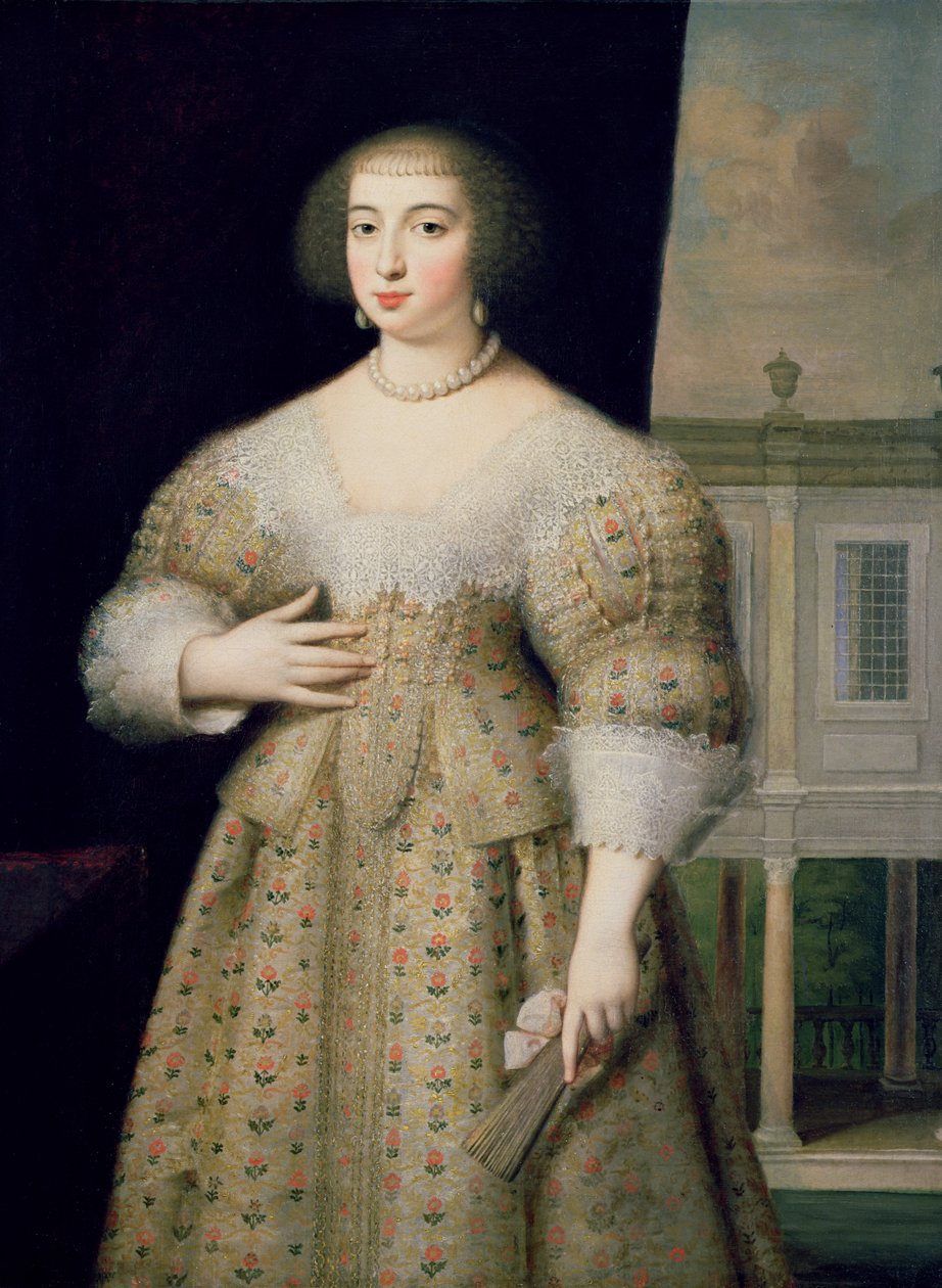 Osztrák Anna portréja (1601-66) alkotó: Louis Ferdinand Elle