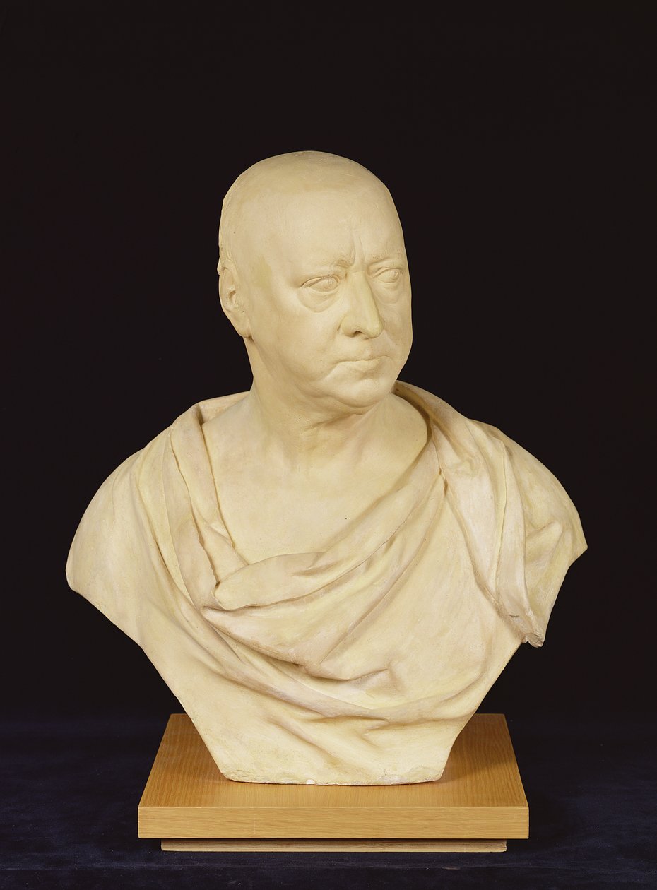 Sir Andrew Fountaine, 1747 körül (gipsz) alkotó: Louis Francois Roubilliac